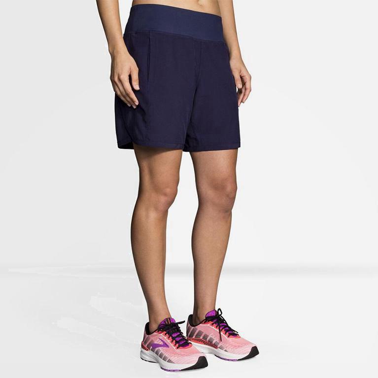 Brooks Chaser 7 Womens Running Shorts Ireland Blue (IFGO-85729)